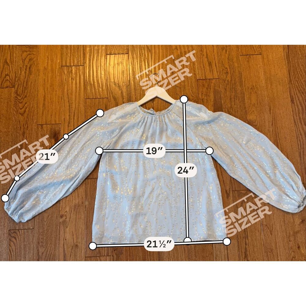 Lilly Pulitzer Noraleen Bonaire blue fish silk clip dot blouse size small - Picture 6 of 10